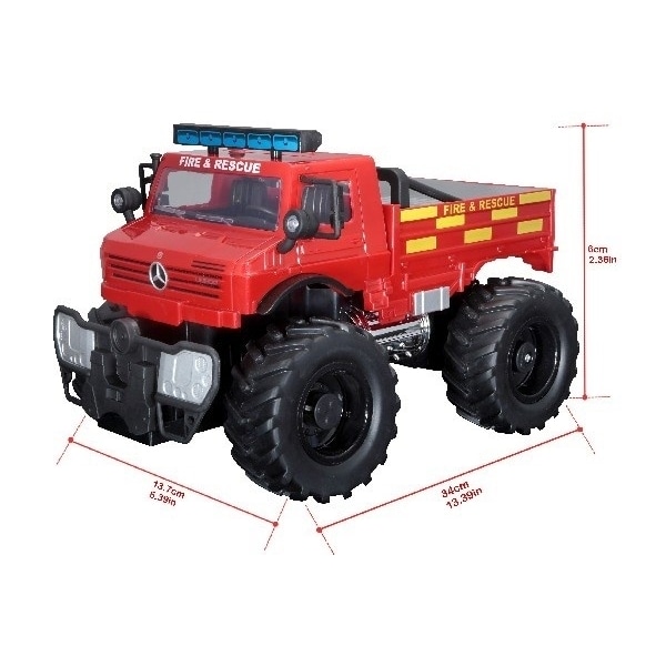MAISTO R/C M-B U5000 Unimog (Fire Rescue) R/C 1:16 27Mhz