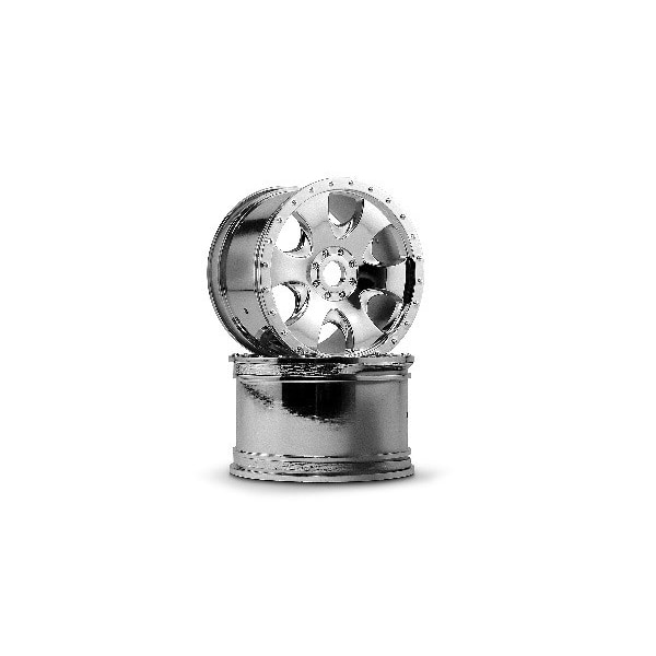 Warlock Wheel Chrome (83X56Mm/2Pcs)