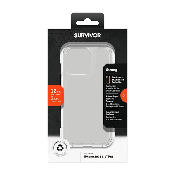 Survivor Mobilecase Strong iPhone 13 Pro Clear Transparent