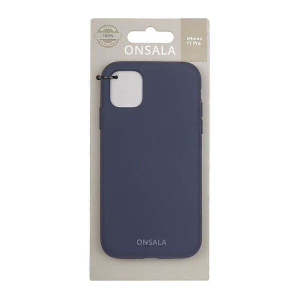 ONSALA Suojakuori Silikooni Cobalt Blue - iPhone 11 Pro Blå