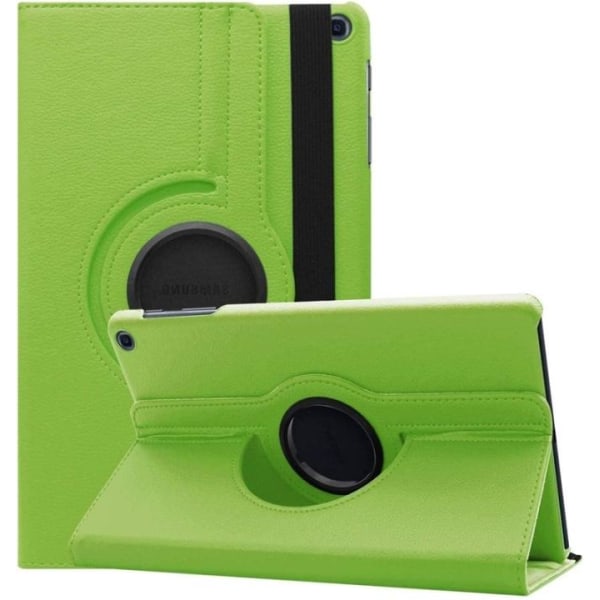 Etui til Samsung S6 Lite P610, Roterbar 360°, Grøn Grön