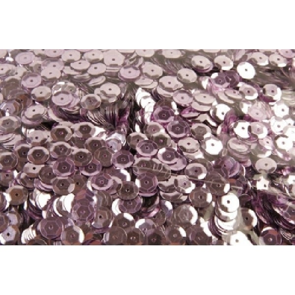 Paljetter 8mm 500g, Rosa