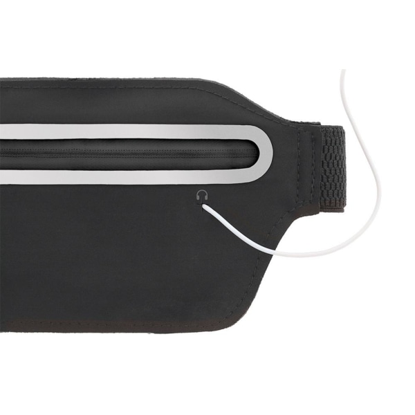 STREETZ Sport waist bag, reflective, fits most mobile phones, bl Svart