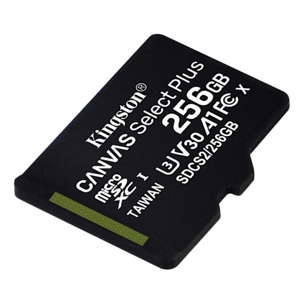 Kingston 256GB micSDXC Canvas Select Plus 100R A1 C10 1-pack w/o ADP