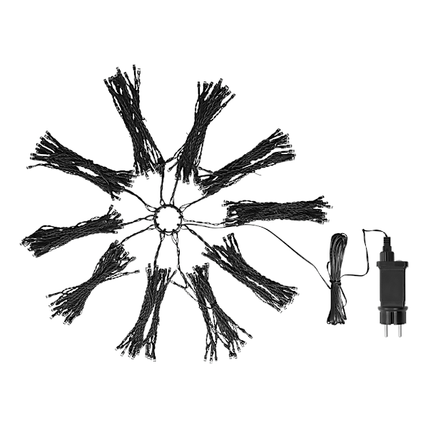Deltaco Smart home WiFi Tree light,270L,10 strings,RGB,adapte