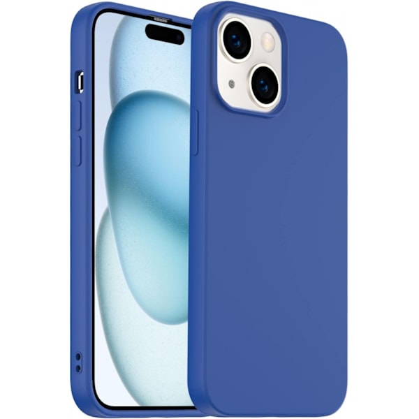 Silikonecover til iPhone 15 Pro Max, Blå Blå