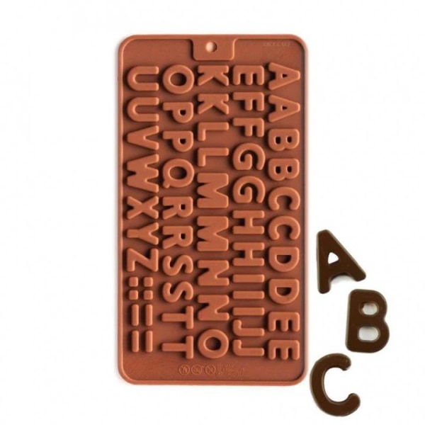 Chocolate mold tray, Alphabet