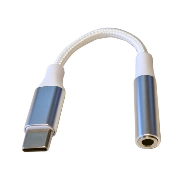 GEAR Adapter Audio USB-C till 3,5 mm Stereo Vit