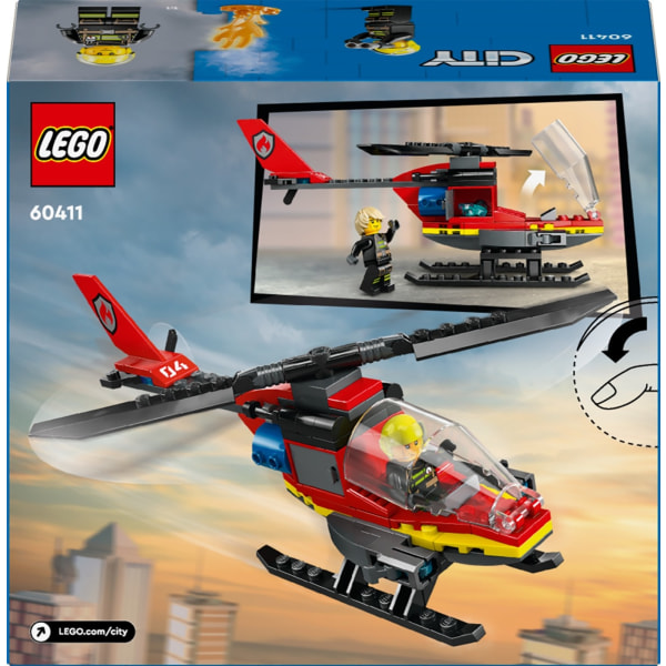 LEGO City Brand 60411 - Brandredningshelikopter