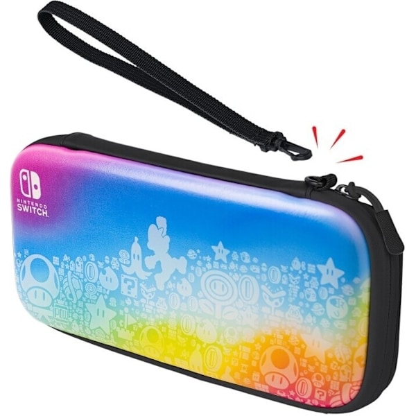 PDP Gaming Slim Deluxe Travel Case – Star Spectrum -skyddsväska, Switch