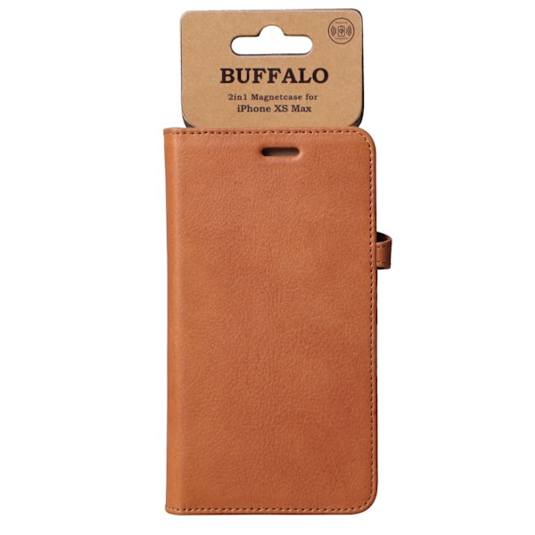 BUFFALO Wallet Læder iPhone XS Max Cognac Brun