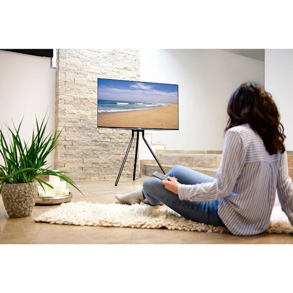 Hama TV-stander op to 75" Sort