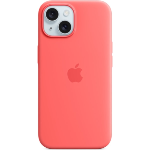 Apple iPhone 15 silikonikuori MagSafella, guavanpinkki Rosa