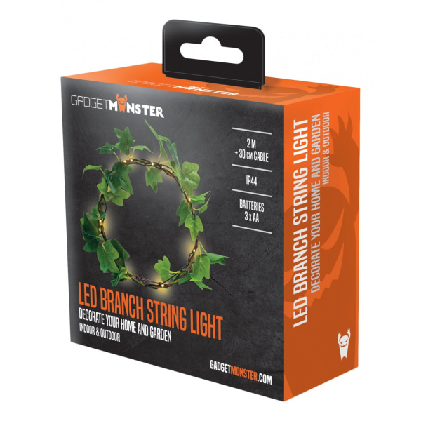 5-pack GadgetMonster Ljusslinga med gröna blad