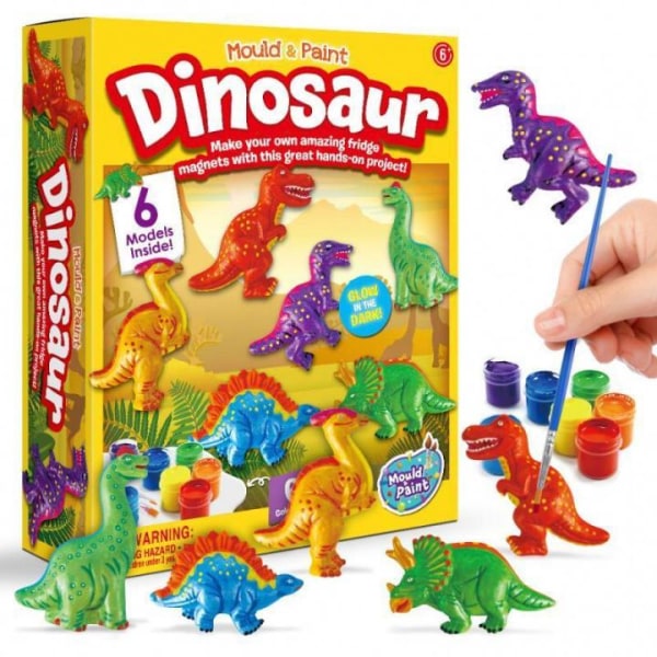 DIY kit för barn - Gjut och måla egna dinosaurier