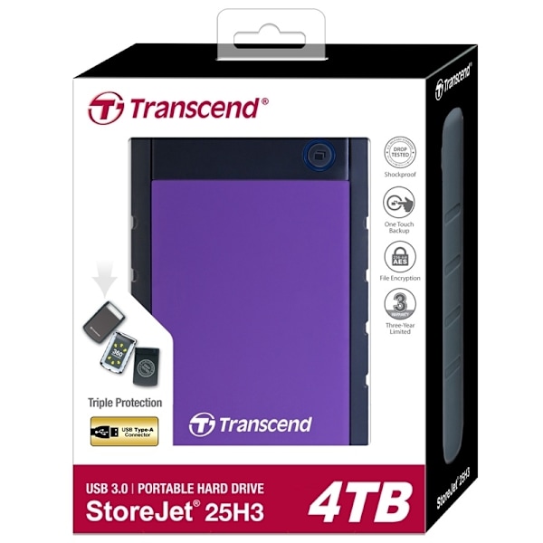 Transcend HDD StoreJet 2.5" 4TB USB3.0