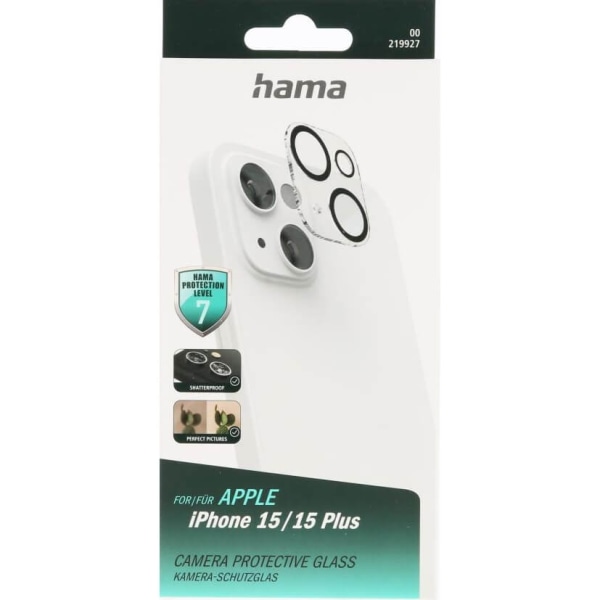 Hama Camera Protective Glass iPhone 15/15 Plus Transparent