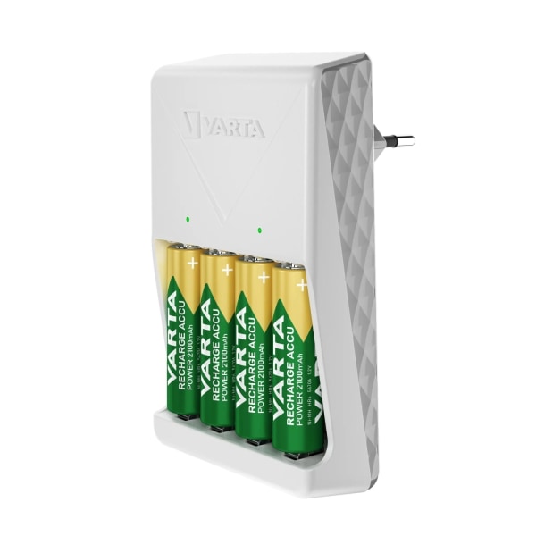 Varta Plug Charger, includes 4x AA 2100 mAh
