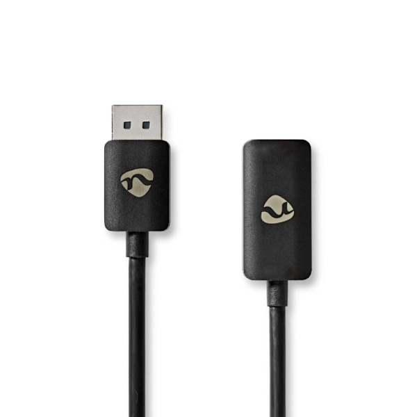 Nedis DisplayPort-sovitin | DisplayPort uros | HDMI™ Ulostulo | 8K@30Hz | Niklattu | Suora | 0.20 m | Pyöreä | TPE | PVC | Musta | Kirjekuori