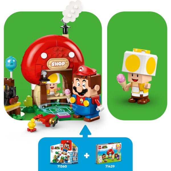 LEGO Super Mario 71429 - Nabbit at Toad's Shop Expansion Set