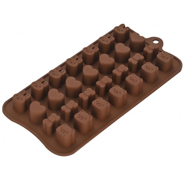 Chokladgjutningsform, 4st Motiv