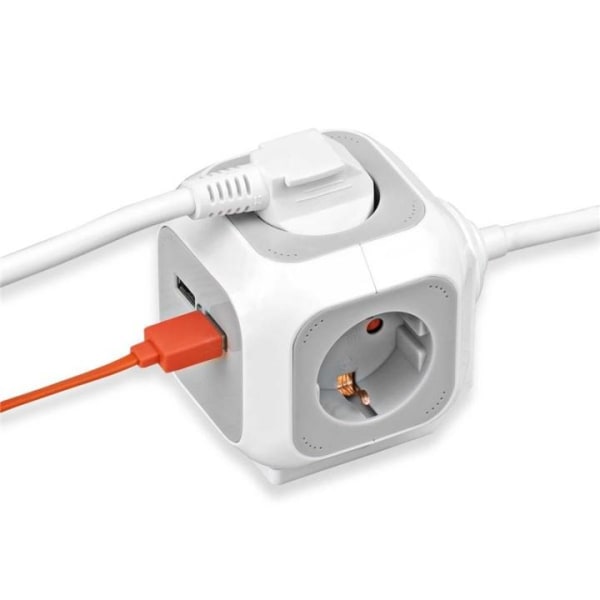 ALEA-Power Plug -pistoke USB-liitännällä / pistokelohko (pistora