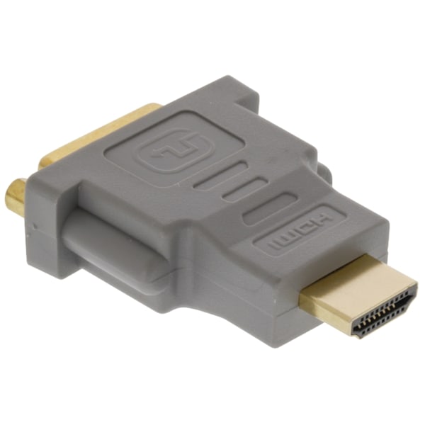 Bandridge High Speed HDMI Sovitin HDMI-Liitin - DVI-D 24 + 1-Pin Naaras Harmaa