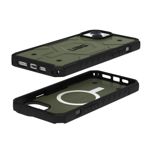 Urban Armor Gear iPhone 14 Plus Pathfinder Magsafe - Olive Grön