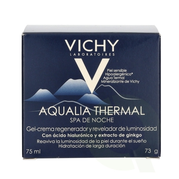 Vichy Aqualia Thermal Night Spa Gel-Creme 75 ml Med Hyaluronsyre
