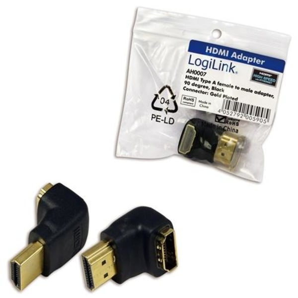 LogiLink Vinklad HDMI-adapter Ha -> ho