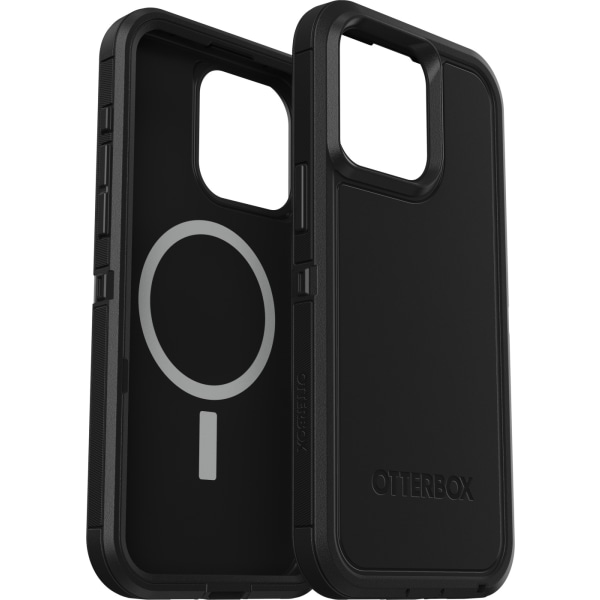 Otterbox Defender XT beskyttelsescover, iPhone 15 Pro Max, sort Svart