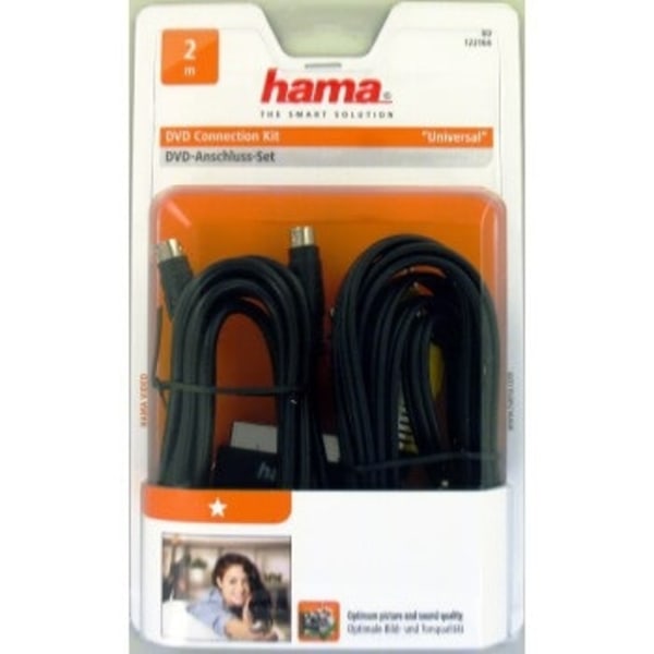 Hama Kabel Universal DVD KIT Svart 2m