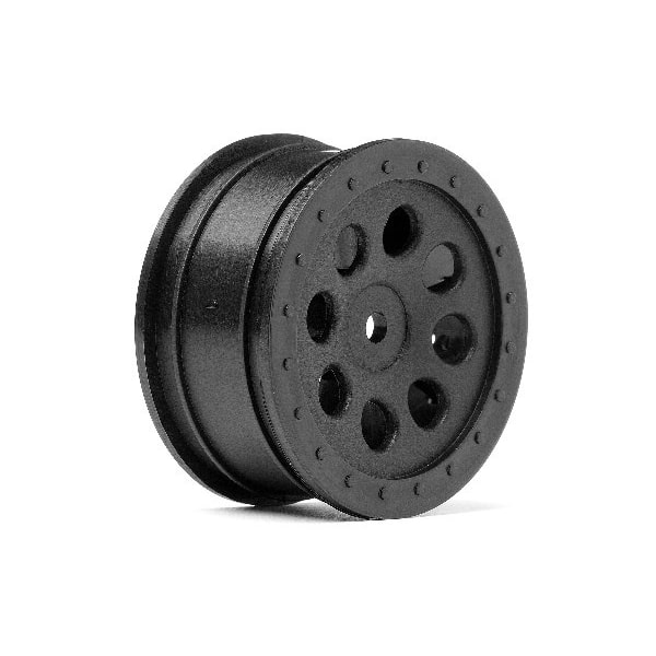 St-8 Wheel Black (0Mm Offset/2Pcs)