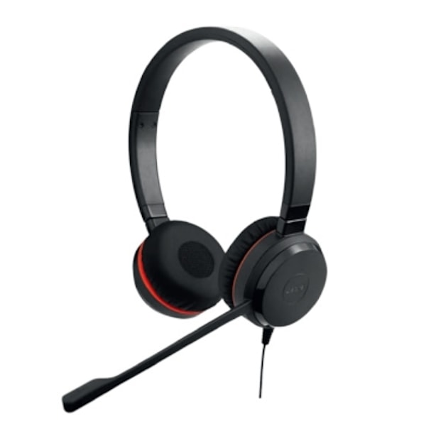 Jabra Evolve 20SE MS Stereo Headset Huvudband Svart