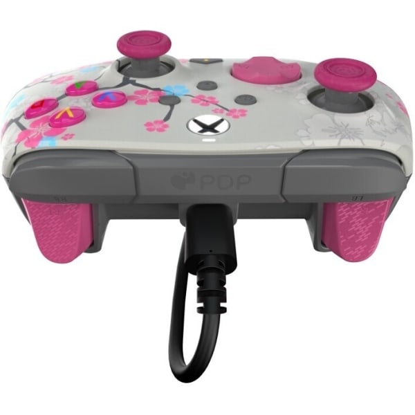 PDP Gaming Rematch Wired Controller - Blossom (Glow In Dark) - t