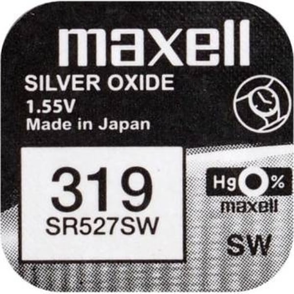 Maxell Silver-oxid, SR527SW (319), 1.55V, 1 pcs