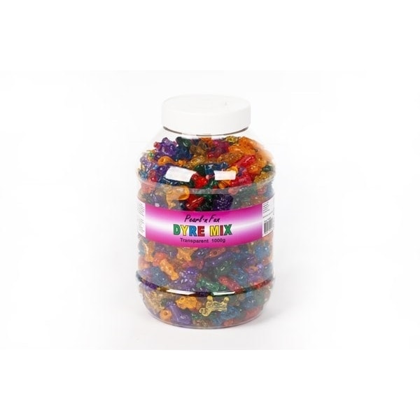 PEARLFUN Pearl`n fun dyremix transparent bøtte 1000g