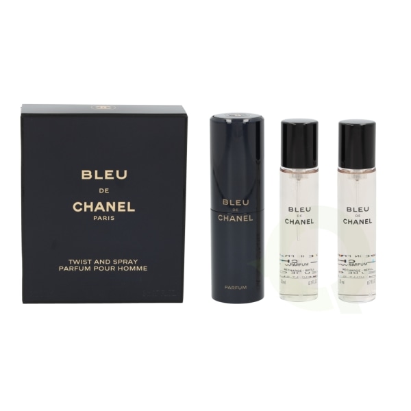 Chanel Bleu De Chanel Pour Homme gavesæt 60 ml, 3x Edt Spray 20m