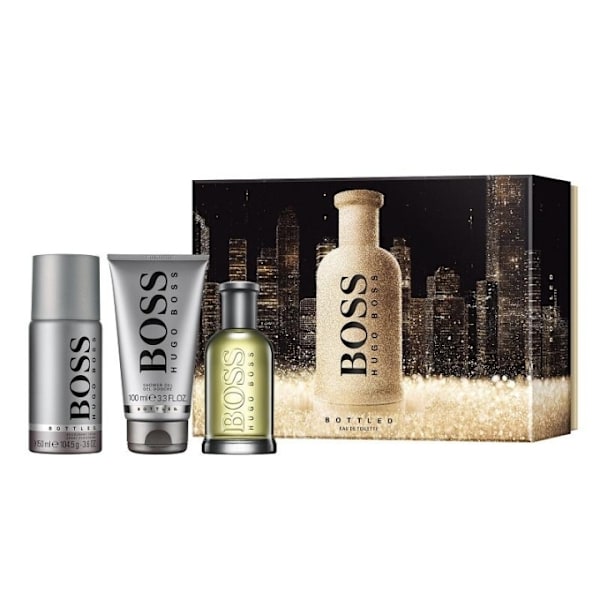 Hugo Boss Giftset Hugo Boss Bottled Edt 100ml + Shower Gel 100ml + Deo Spray 150ml