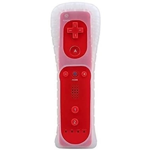 Remote Plus + Nunchuck yhteensopiva Wii Wii U:lle, punainen