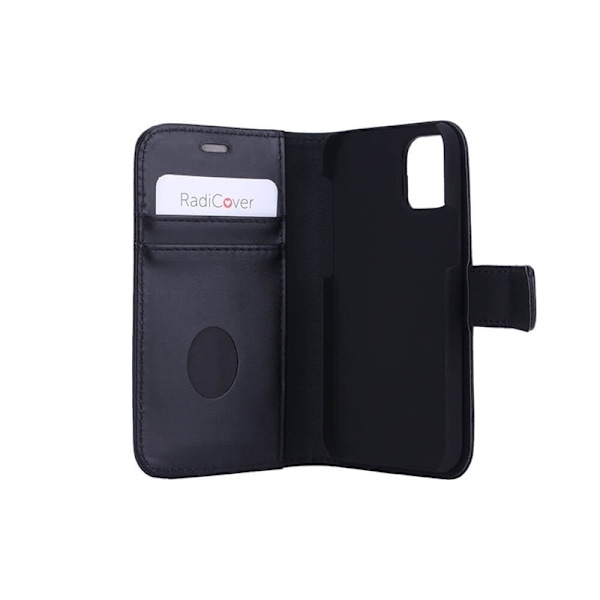 Radicover Lompakko iPhone 12 Mini Säteilysuojattu 2in1 RFID Musta Svart