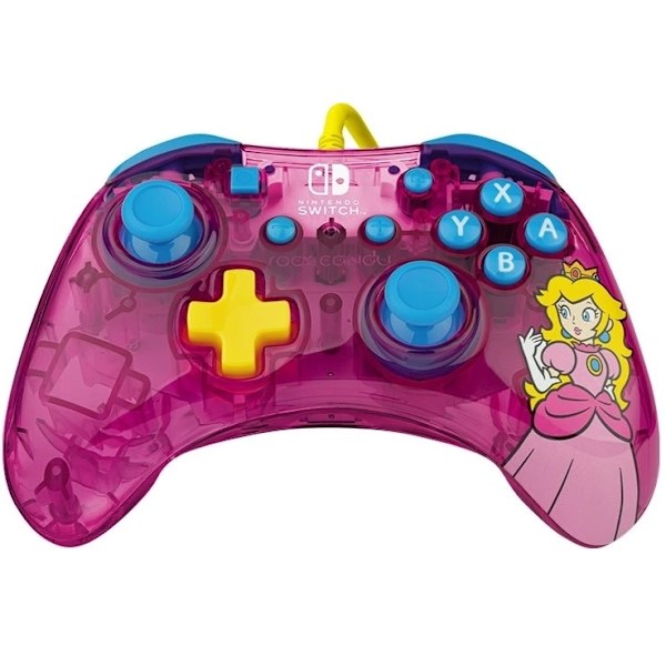 PDP Rock Candy Wired Controller - Peach (Switch)