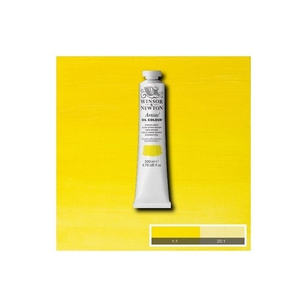 Artists Oil Col 200ML WINSOR LEMON 722