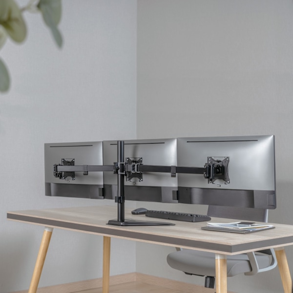 LogiLink Monitoriteline/jalusta kolmelle 17-27\" näytölle 2x658mm