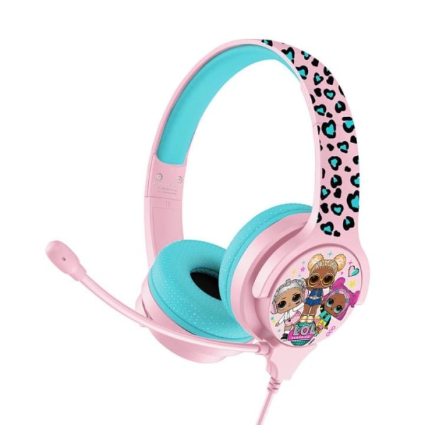 LOL Interactive Headphone/Headset  On-Ear 85/94dB Boom Mic Rosa