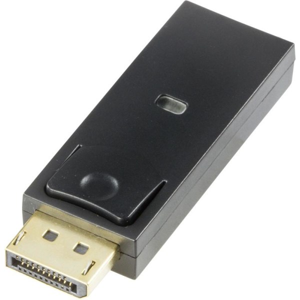 DELTACO DisplayPort till HDMI adapter, 20-pin ha - ho (DP-HDMI)