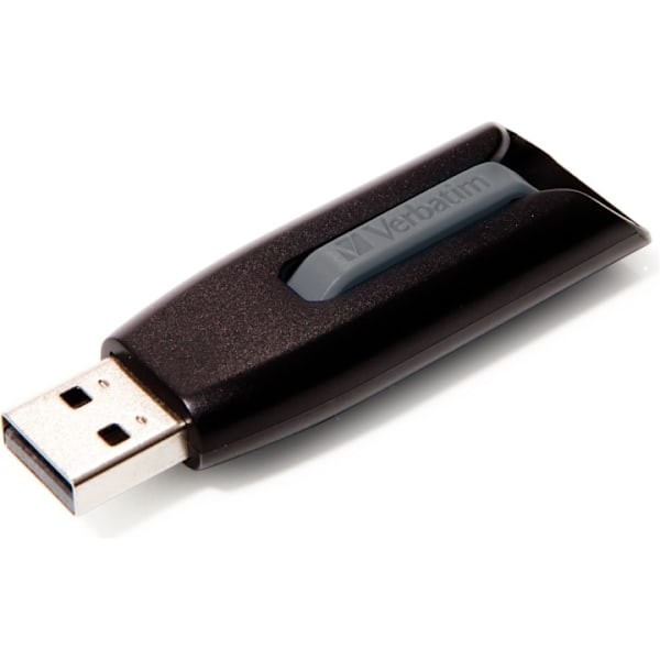 Verbatim USB 3.0 memory, Store'N'Go V3, <b>16GB</b>, sort/grå Sort, Grå
