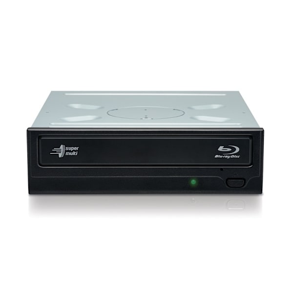 Hitachi-LG Super Multi Blu-ray Writer optiska enheter Intern Blu-Ray RW Svart Sort