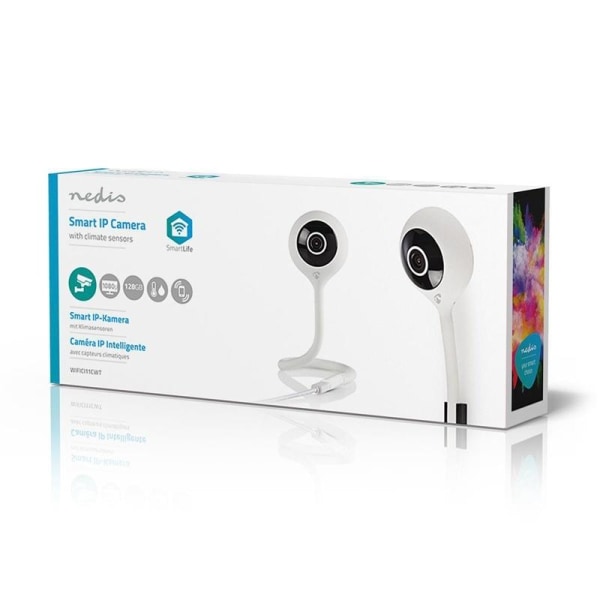 Nedis SmartLife Sisäkamera | Wi-Fi | Full HD 1080p | MicroSD (ei