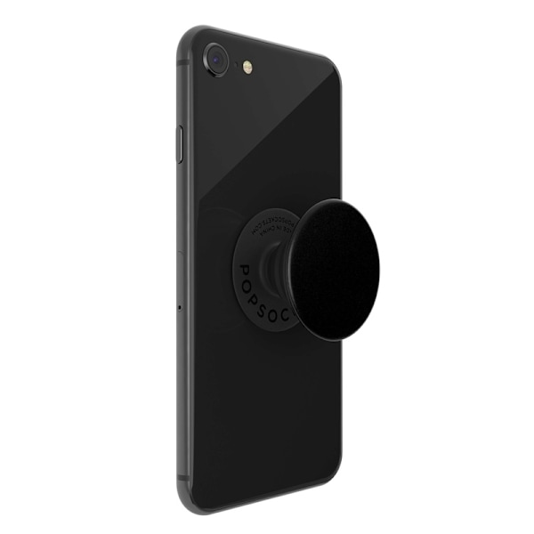 Popsockets musta kahva jalustatoiminnolla varustettuna
